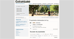 Desktop Screenshot of catanzaropropiedades.com