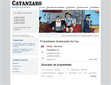 Tablet Screenshot of catanzaropropiedades.com